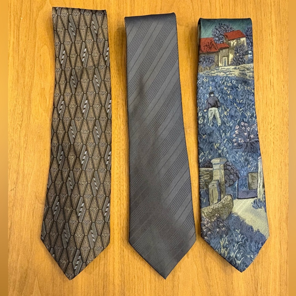 Silk Ties (3) Business or Events Various Brands